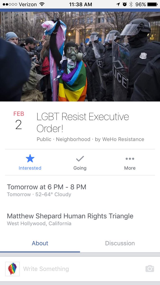 OccupyWeho's tweet photo. Tmrw we march #weho be prepared to #resist! #yabasta #LGBTEO @WEHOville @WHconfidential https://t.co/mq0LSVtwgt