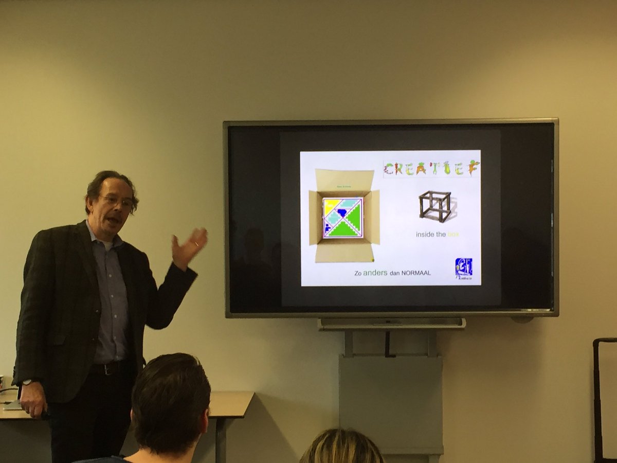 bieactive's tweet image. Leuke verrassing tijdens start 1e jaar technische bedrijfskunde @FontysBEnT. Gastcollege door Hans Kokhuis @RamonVullings