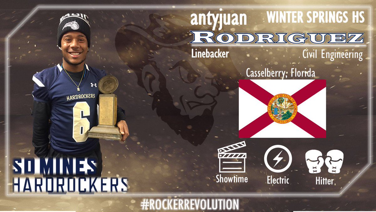 CoachRaisbeck's tweet photo. SIGNED: Big time play-making Rocker Dawg LB from Winter Springs HS in Florida, Antyjuan Rodriguez! @antyjuan_golden
#RockerRevolution https://t.co/GLIVRWYNoU