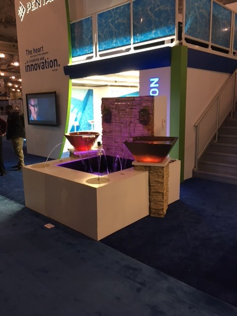 #POOL #POOLFEATURE #FIREFEATURE The new Pentair Magicbowl at the Atlantic City Pool &amp; Spa show last week, video: app.frame.io/f/SVpzDKlL