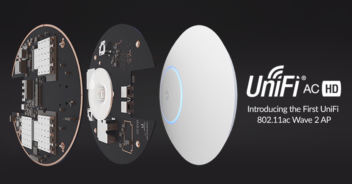 Ubiquiti Inc on Twitter: LAUNCH IN HISTORY (for #UniFi users): UAP-AC-HD | 4x4 Wave2 | EdgeRouter hardware offload, meet UniFi https://t.co/8aFSganr9u https://t.co/mvwiHzF9hg" / Twitter