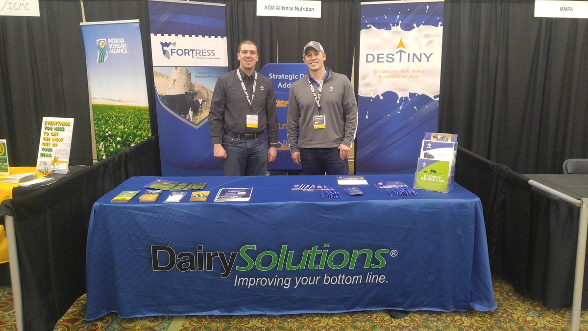 ADM Animal Nutrition is well represented. Stop in and say hi. #INDairyForum