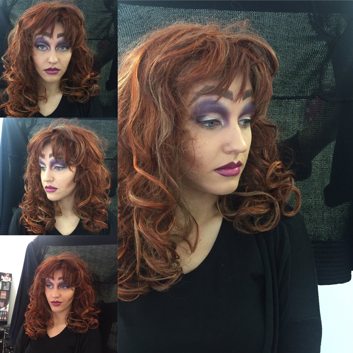 LynetteCMUA's tweet photo. Drag makeup done today in college #itec2017 #makeupartistry @LindaEnnis4 https://t.co/oBh9IkGMsK