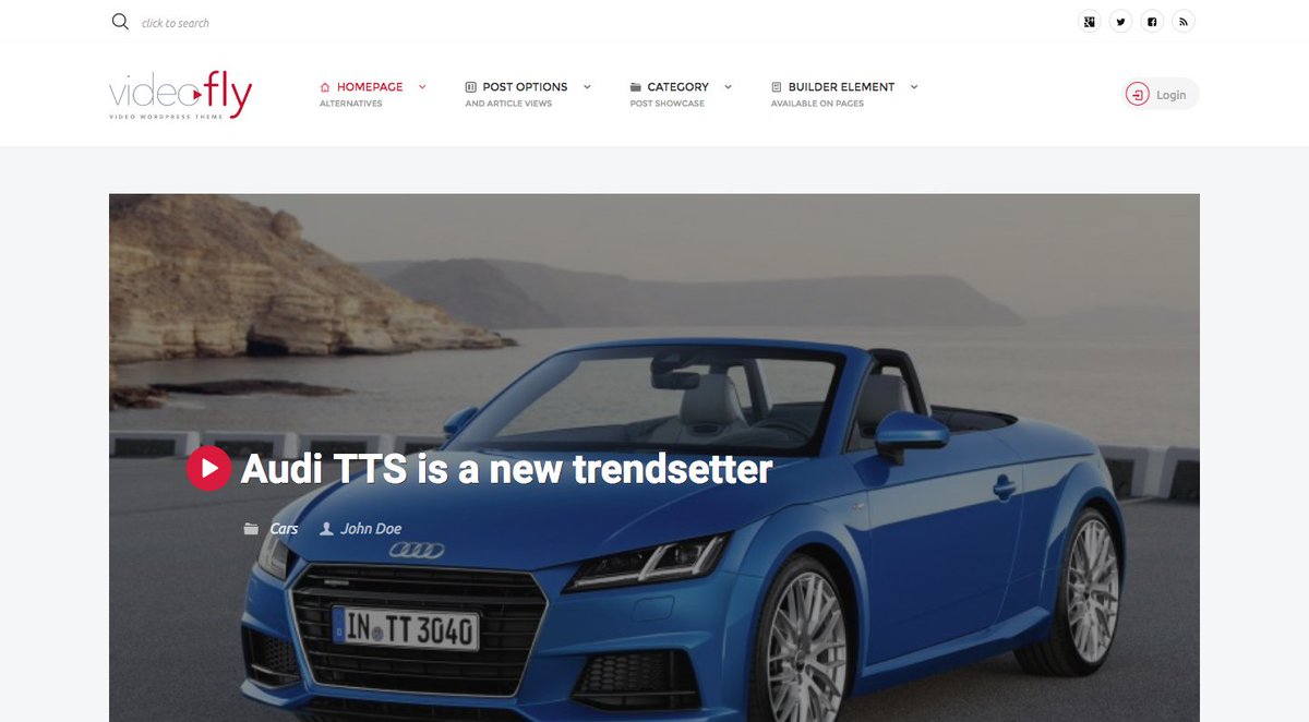 The VideoFly WordPress Theme  - LOVE IT richwp.com/videofly-i-lov… #wp #webdesign #webmarketing  #webdevelopment  #wordpress
