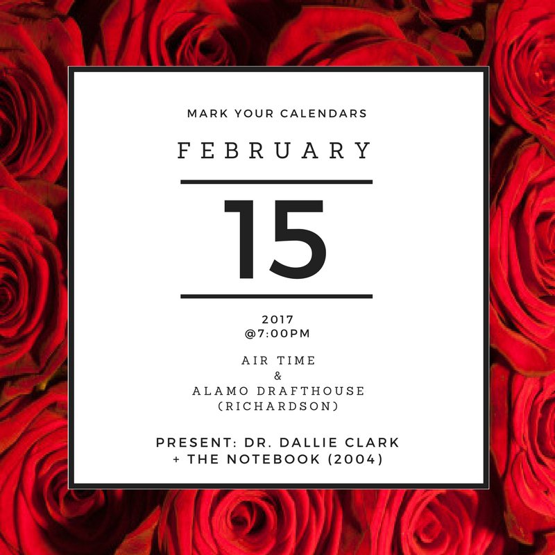 AIR4arts's tweet photo. Valentine's day doesn't just have to be on the 14th, keep the love going with Dr. Dallie Clark on the 15th, as we talk about love letters! https://t.co/PBRYnTamW8