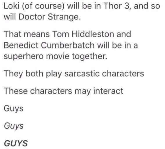 Ink_Spotters's tweet photo. The stuff #panfandom dreams are made of. #Sherlock #Loki #DrStrange #BBC #Marvel #TomHiddleston #BenedictCumberbatch #InkSpotters #snark https://t.co/XNVSnGANNy