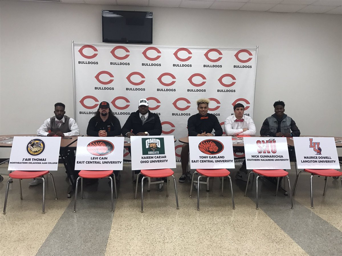 Cache_Athletics's tweet photo. We've got talent, how 'bout you! π #CacheHS #SigningDay https://t.co/6DbFmv67Mf
