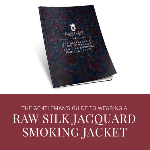 Download The Guide Now: The Gentleman's Guide To Wearing A Raw Silk Jacquard #SmokingJacket hubs.ly/H05xgR80
