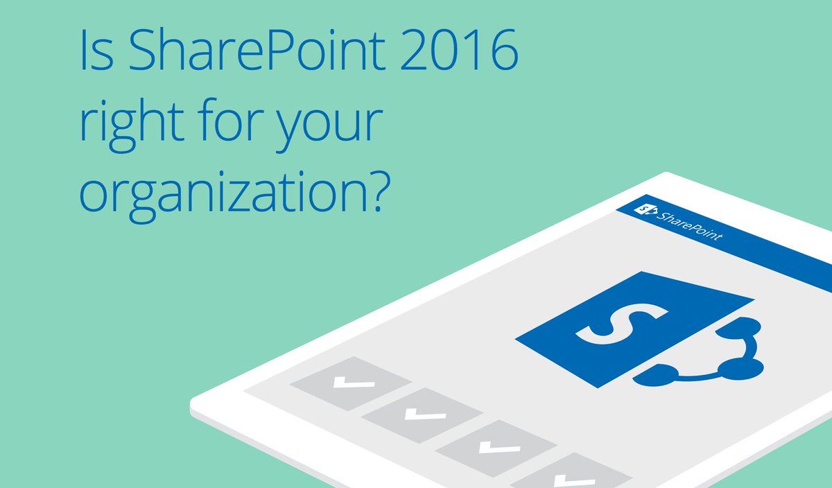 Metalogix_Gov's tweet photo. Is #SharePoint 2016 Right for Your Organization? Well, is it? --> https://t.co/rRCx3EMeJj https://t.co/q3QC3JAfQ5