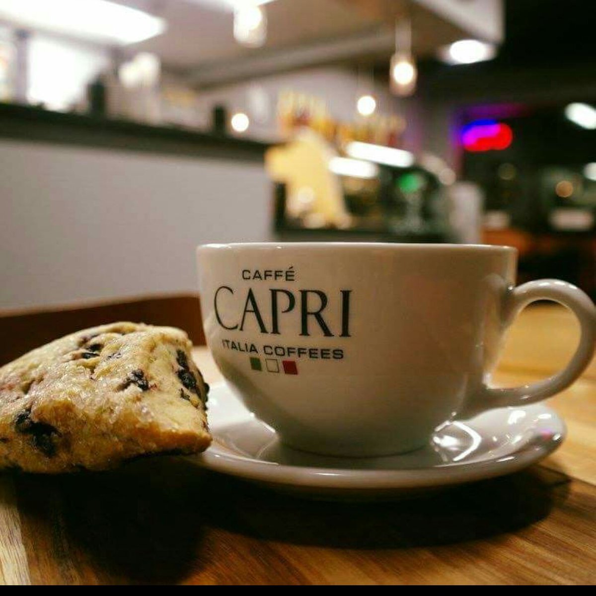 CapriCaffe's tweet photo. Stop by, relax, gather your thoughts, conquer the day! #CaffeCapri #BrownesAddition https://t.co/EWfCyz4AzE