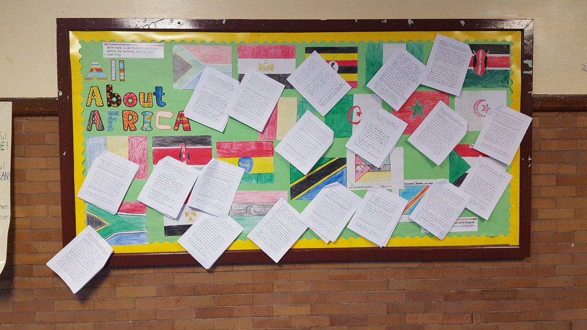 Sharpmidschool's tweet photo. 6th graders enjoyed learning all about #Africa #middleschool #socialstudies #flags #projects @HCSharpSchool https://t.co/QQPsIPSuon