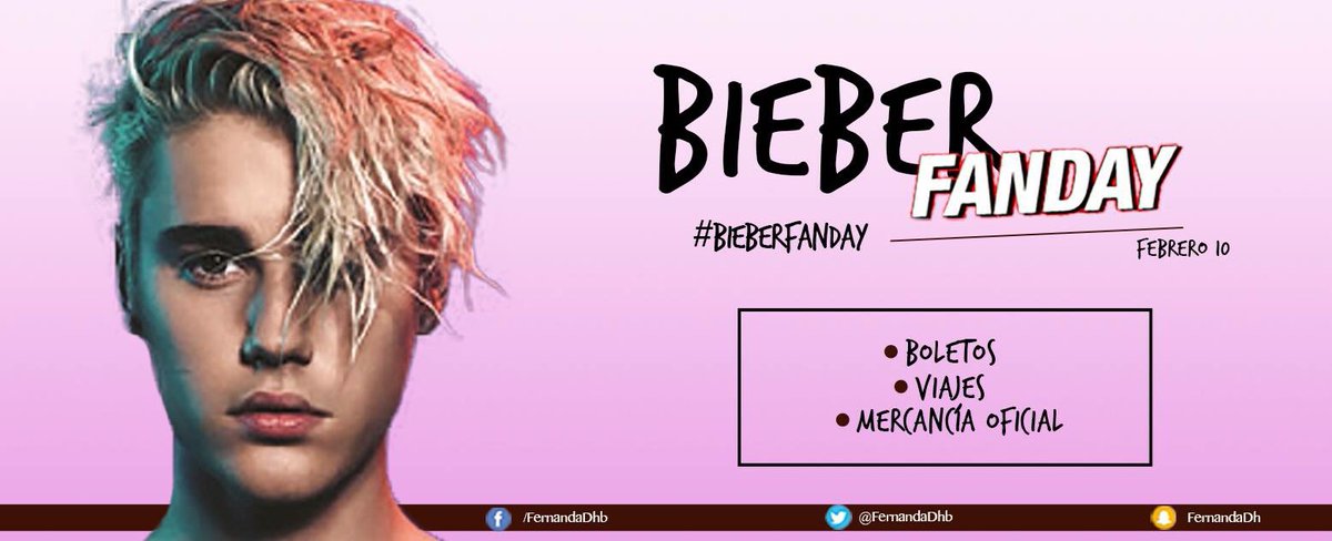 FernandaDh's tweet photo. Beliebers, están listos? 💯 https://t.co/0MHvEm5LcJ