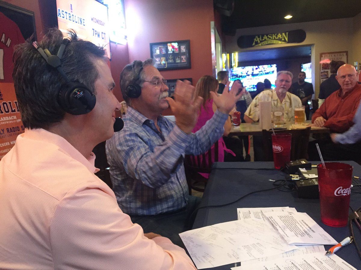 AstrosRadioMLB's tweet photo. #storyTellin right now @SportsTalk790 @SteveSparks37 #PhilGarner #Astroline https://t.co/KEWrUmECSg