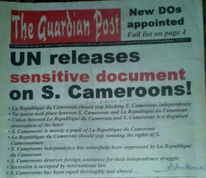 celerey2002's tweet photo. @PutinRF_Eng ,@UNHumanRights.#savesoutherncameroon.#BringBackOurInternet #stopbiyafromkillingus#releaseallarrested #stopmaginalization https://t.co/OiYKXzBY58