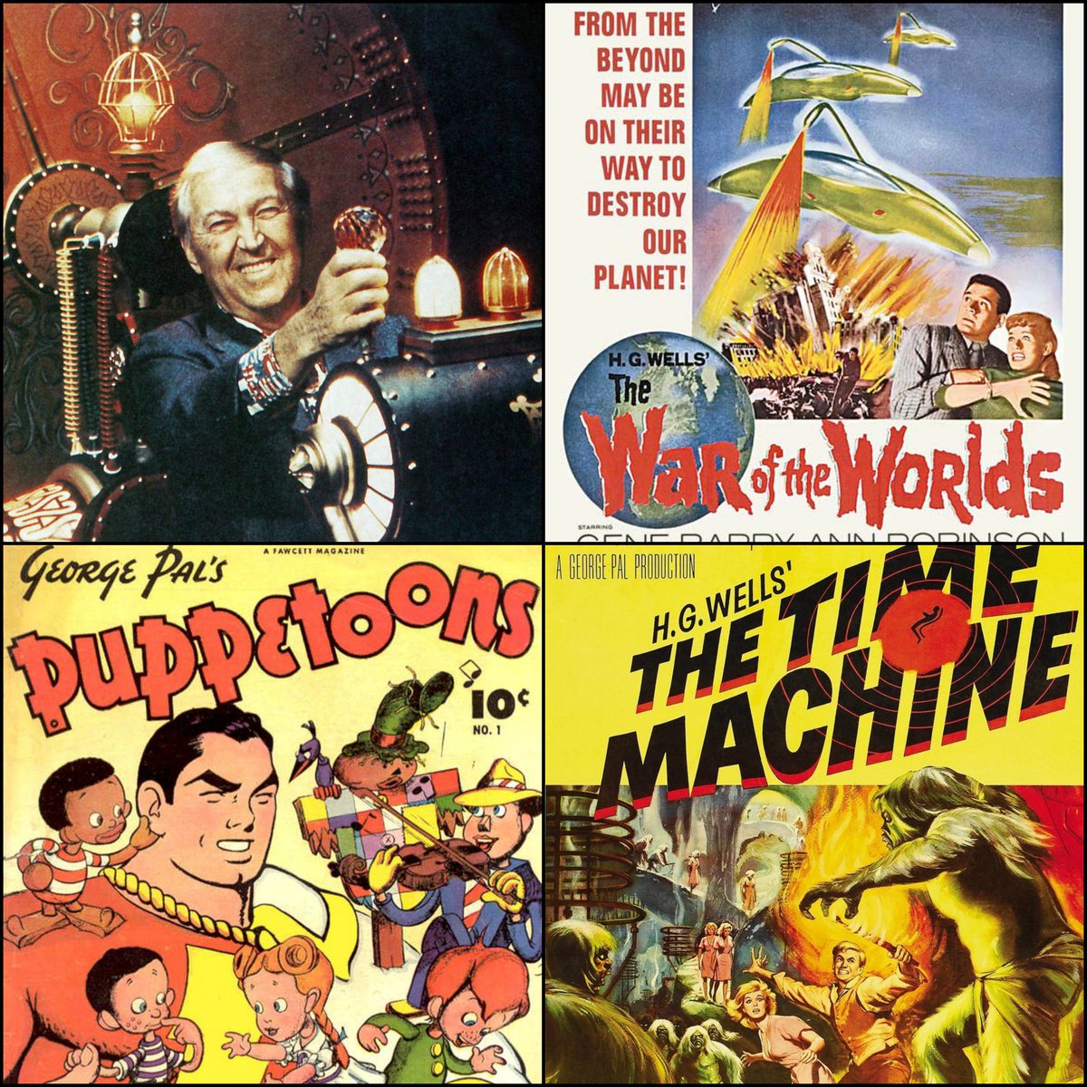 Animator, film director, and producer, George Pal (February 1, 1908 – May 2, 1980)