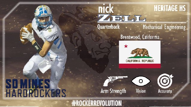 ZellNick's tweet photo. It's finally official, I am a Hardrocker‼️🏈⛏ https://t.co/XlRuDAY5uo