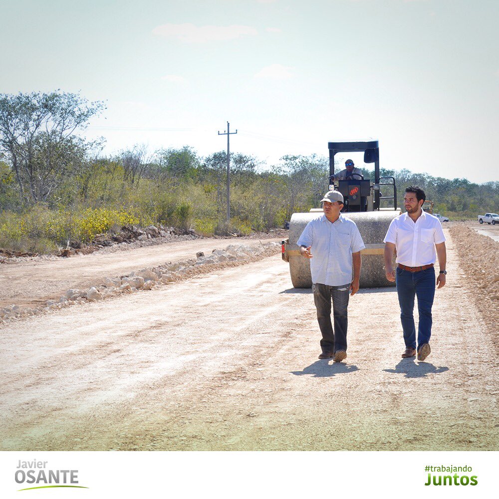 JavierOsante's tweet photo. Ayer fuimos a supervisar la carretera Mérida-Celestún, Subtramo Libramiento Tetiz-Kinchil. Me enorgullece el trabajo del equipo del #INCAY https://t.co/WjiIeh86mp