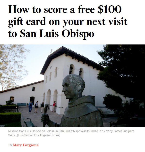 Visit SanLuisObispo tweet media