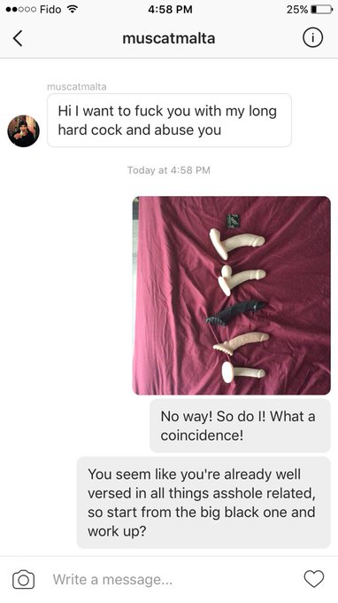 I should not be allowed to check Instagram DMs while bored. https://t.co/GG3myfWha9