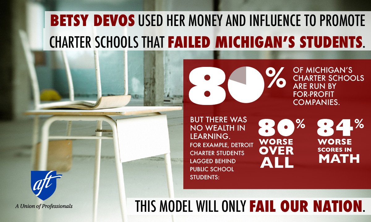 AFLCIO's tweet photo. Live in Ohio? We need one Repub vote to stop Betsy DeVos' confirmation. Call @robportman and tell him to #DumpDevos https://t.co/fkawdOUZnD https://t.co/bonMQN8V1U