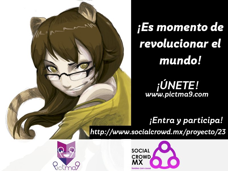 pictma9's tweet photo. ¡Únete al cambio en los cómics!  #iniciativasocial  #AbrazaMéxico  @socialcrowdmx @INADEM_SE https://t.co/jSScFrdt6S https://t.co/vQMNinTHNA https://t.co/WGUs33HKo8