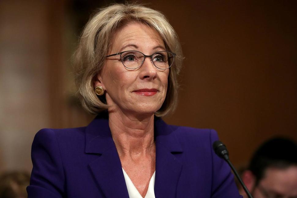 USNewsEducation's tweet photo. Nearly 250 education and civil rights groups say they oppose Betsy DeVos. https://t.co/6Rh7y8qXPn https://t.co/L7XvKeiYLQ