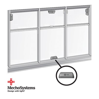 MechoSystems's tweet photo. The #MechoNet™ Wireless Daylight Sensor mounts #unobtrusively in the window's mullion to automatically adjust shades based on #light levels. https://t.co/jFlZJker0C