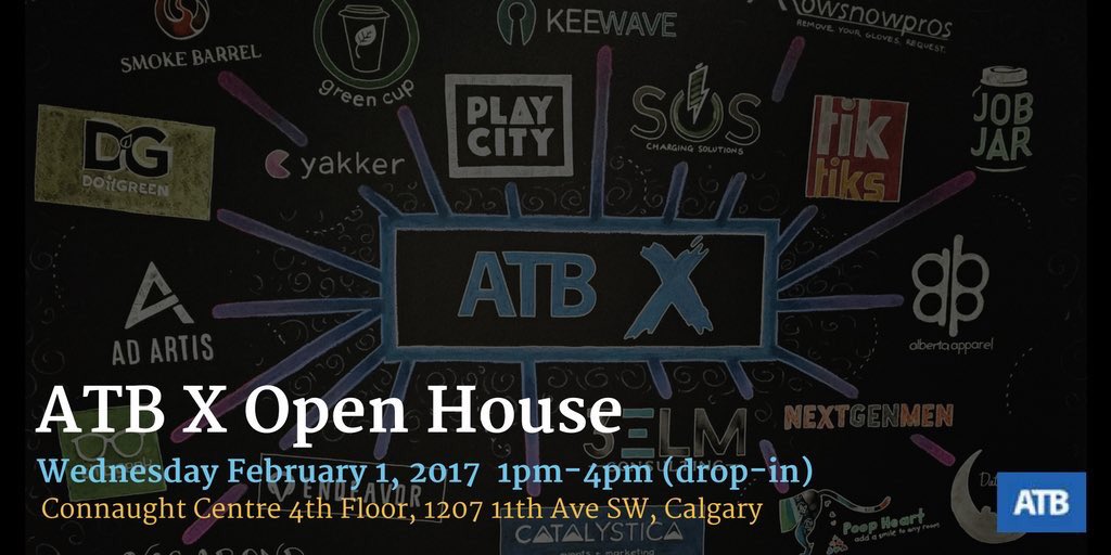 ATBBusiness's tweet photo. Ozzy from @GreenCupYYC made some special #ATBX cups. Come grab a cookie &amp; some coffee 🍪☕️ https://t.co/vugdUQLpvx