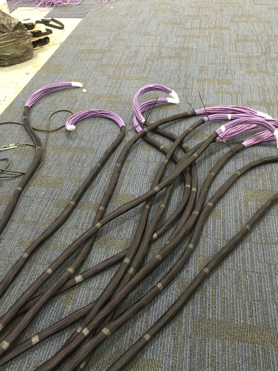 CJD_Electrical's tweet photo. Looms Sleeved up ready to be terminated! @CJD_Electrical office fit outs! https://t.co/mEuuVppKsd
