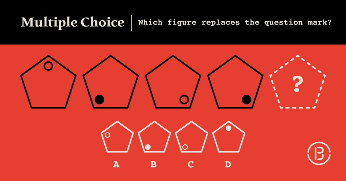 Breakoutknox's tweet photo. Which figure replaces the question mark?
Tweet us your answer! 

https://t.co/FRfBtcmol8 #EscapeOrdinary https://t.co/GhXh5RY1Md