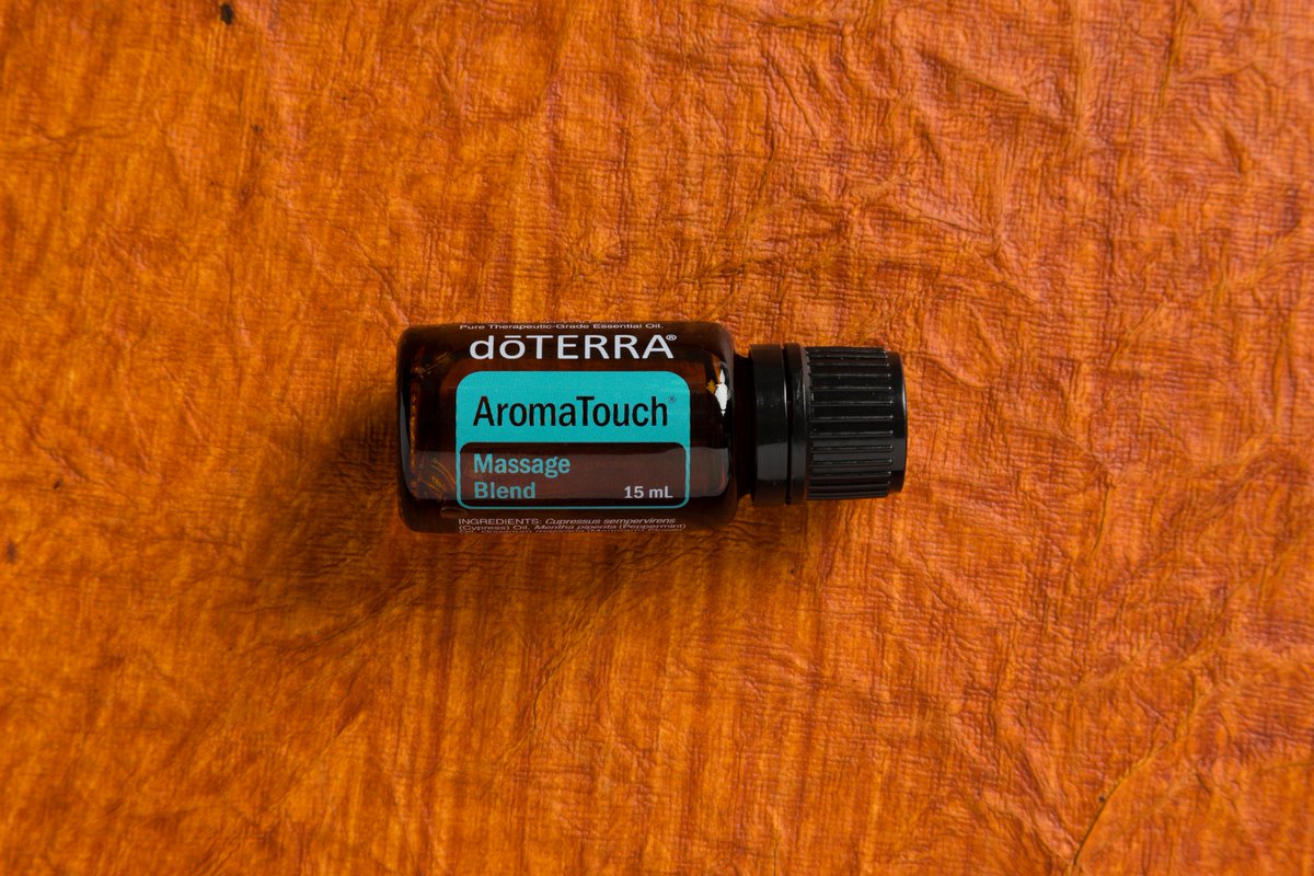 doterra's tweet image. Product of the Month: AromaTouch. Massage tension away with this blend of Peppermint, Cypress, Basil, Grapefruit, Marjoram, and Lavender. 🙌🏽