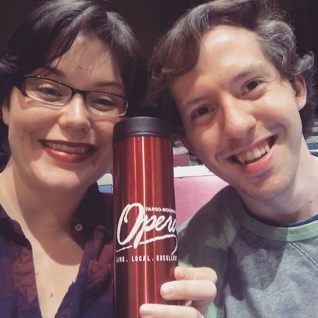 FMOpera's tweet photo. Here 1 day & already spreading the word of @FMOpera! Welcome 2017 Gate City Bank Young Artists! We are happy to have you here. #gcbyap17 https://t.co/MGSgWTwLRt
