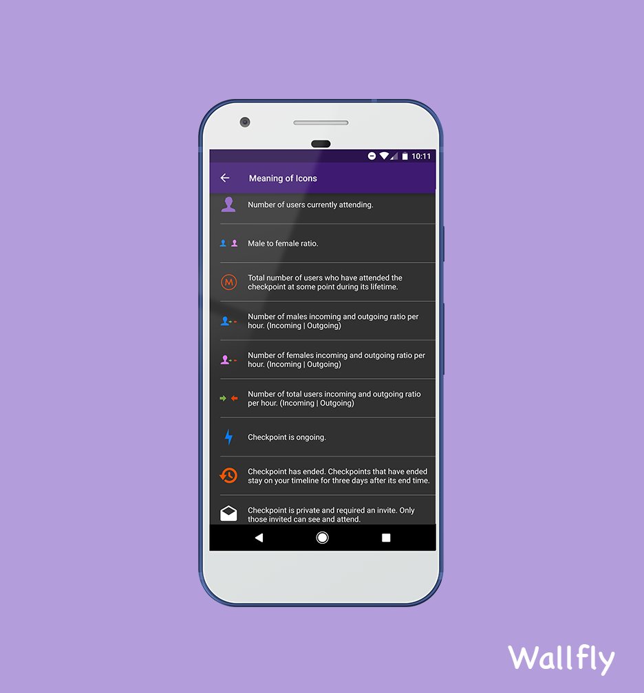 WallflyTheApp's tweet photo. Tapping on the Checkpoint Statistics under any Checkpoint shows you an explanation of each one. #WallflyWednesdays https://t.co/9HAjnIoQgL