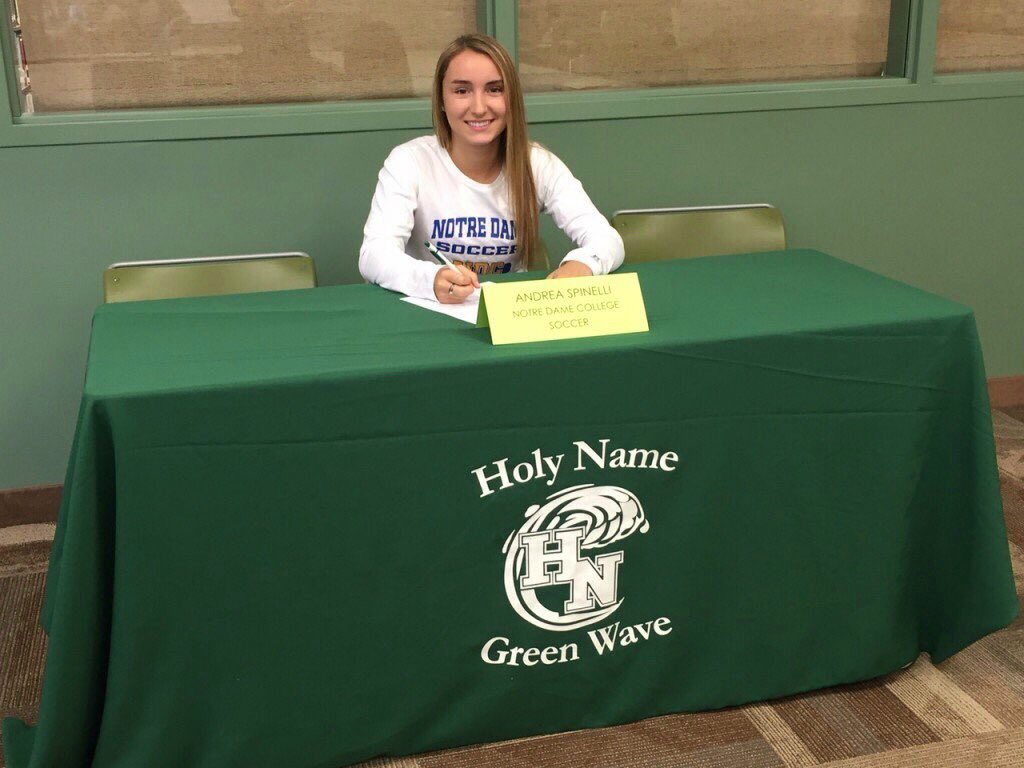 andrea_grisez's tweet photo. grateful for the opportunity to officially sign with Notre Dame College β½ππ #NDCSD17 @NDCFalcons @CoachShiels https://t.co/oRGO9N5L9P