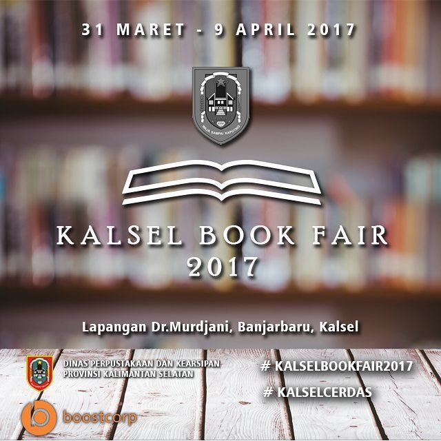 Seputar_Bjb's tweet photo. #EventBjb "Kalsel Book Fair 2017" tanggal 31 Maret - 9 April 2017 di Lapangan Murdjani, Banjarbaru https://t.co/K28dYMkZ6r