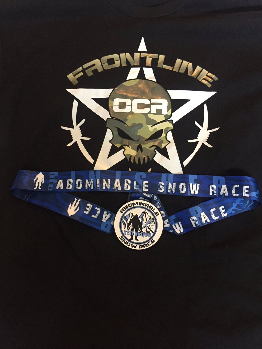 dirtroadtb's tweet photo. Got to meet @FrontlineOCR at The Abominable Snow Race last weekend! Frontline has an #OCR in July! Go check em out! #frontline #responders https://t.co/pLG1oUN0dT