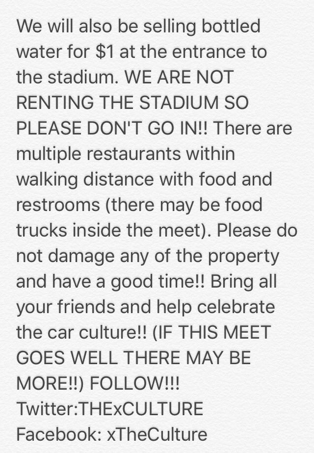 🚨🚨 The official THE CULTURE MEET 🚨🚨 PLEASE READ the important info below! Mark you calendars, August 12th, 2017!!!! Come out and join us! 🚗