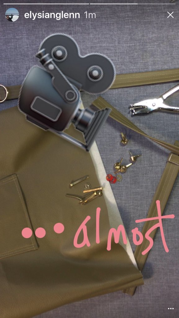 ElysianGlenn's tweet image. Almost done!! Now which set to use for fastening the straps? #elysianglenn #youtubetutorial #freebagpattern #bucketbag