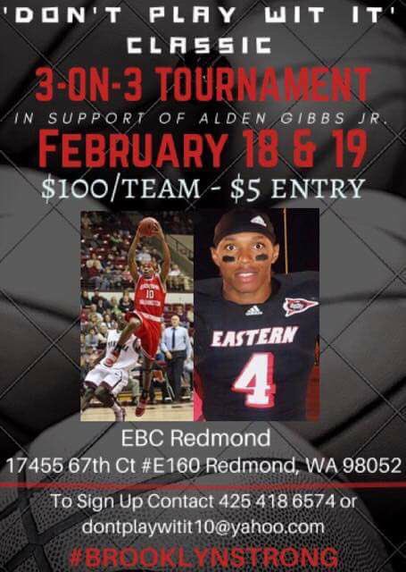 Fundraiser tourney for my bro Alden. Spread the word, sign up, donate. Let's go!!!