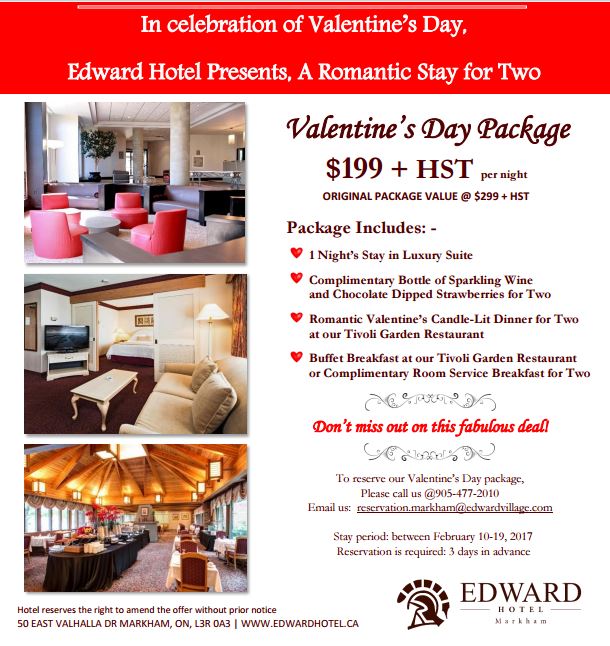 EdwardHotelMark's tweet photo. Lots of Special Events Coming up in February @EdwardVillage! Check out our Awesome Valentines Package available from the 10-17th. https://t.co/yrhWkZ47BH