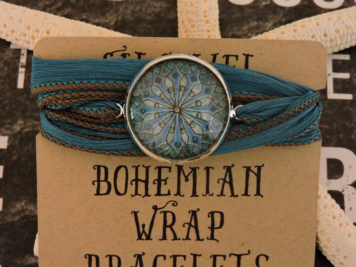siljewel5's tweet photo. Silk Wrap Bracelet, Boho Jewelry, Wrist Wrap Bracelet, Cabochon Jewelry, … https://t.co/idX8prWOkh #Etsy #WrapAnklet https://t.co/ndxwG3XQ31