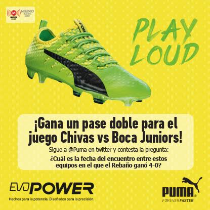 #PARTICIPA ⚽️ <a href="/MilenioRadioJal/">Milenio Radio</a> y <a href="/PUMA/">PUMA</a> te llevan al partido Chivas vs Boca Juniors. Aquí la mecánica para ganar ⬇️