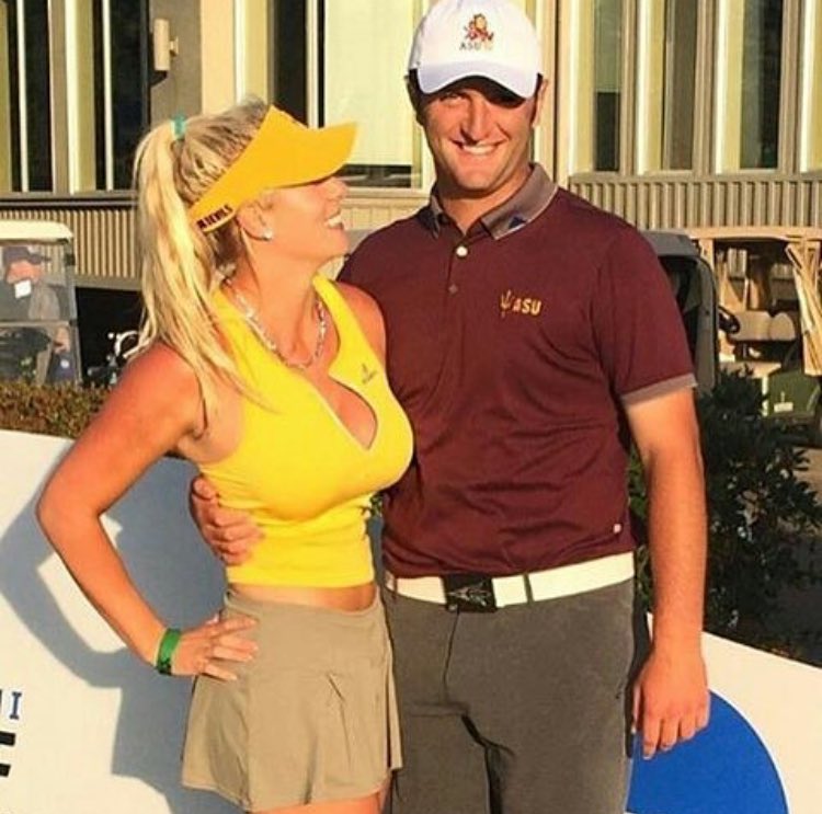 College_Golfers's tweet photo. Jon Rahm may have won his first PGA Tour event a few days ago, but that's not the first time he won https://t.co/3Iu6LTAYm2