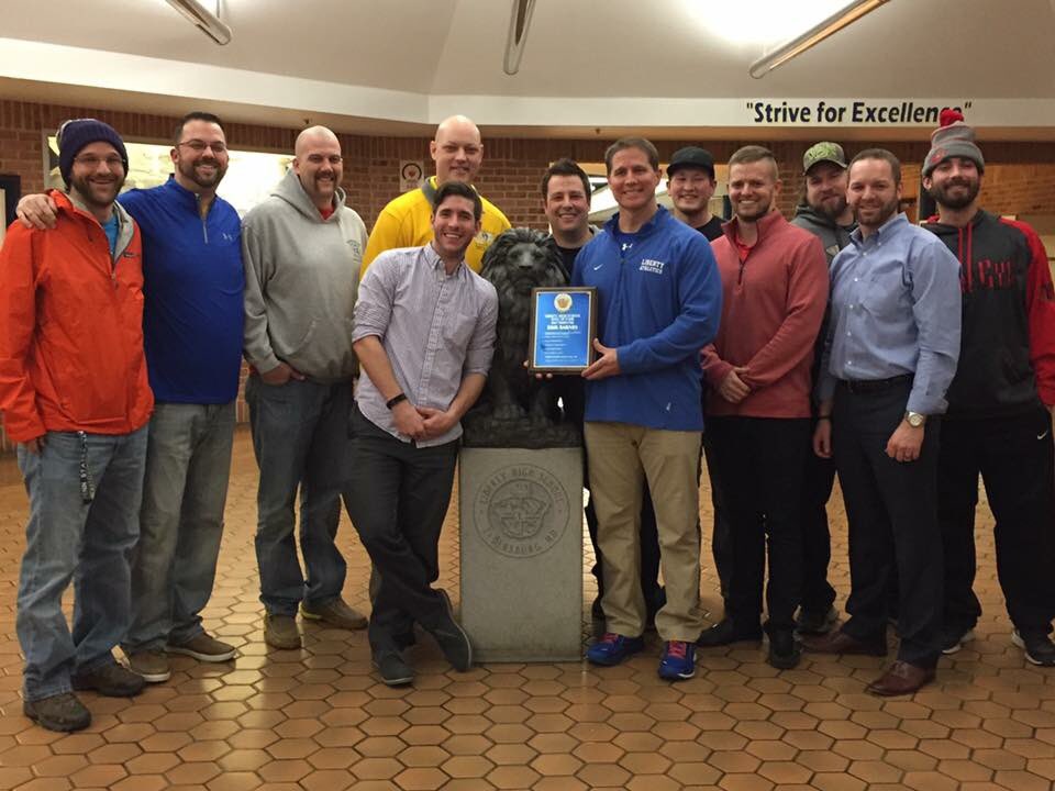 Erik Barnes inducted into LHS Hall of Fame tonight!