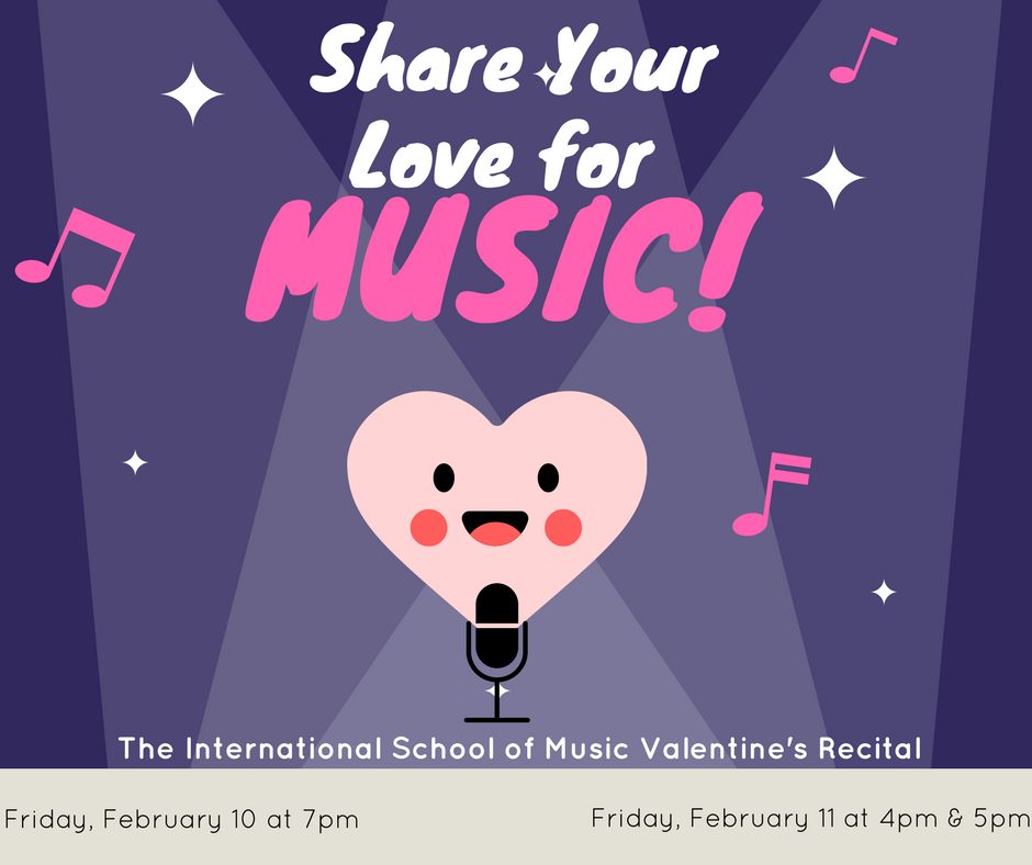 intlschoolmusic's tweet photo. Spaces are running out for our #ValentinesDay recital... Give us a call at 301-365-5888 to reserve your time! #IntlSchoolMusic https://t.co/BeMlop4HmU