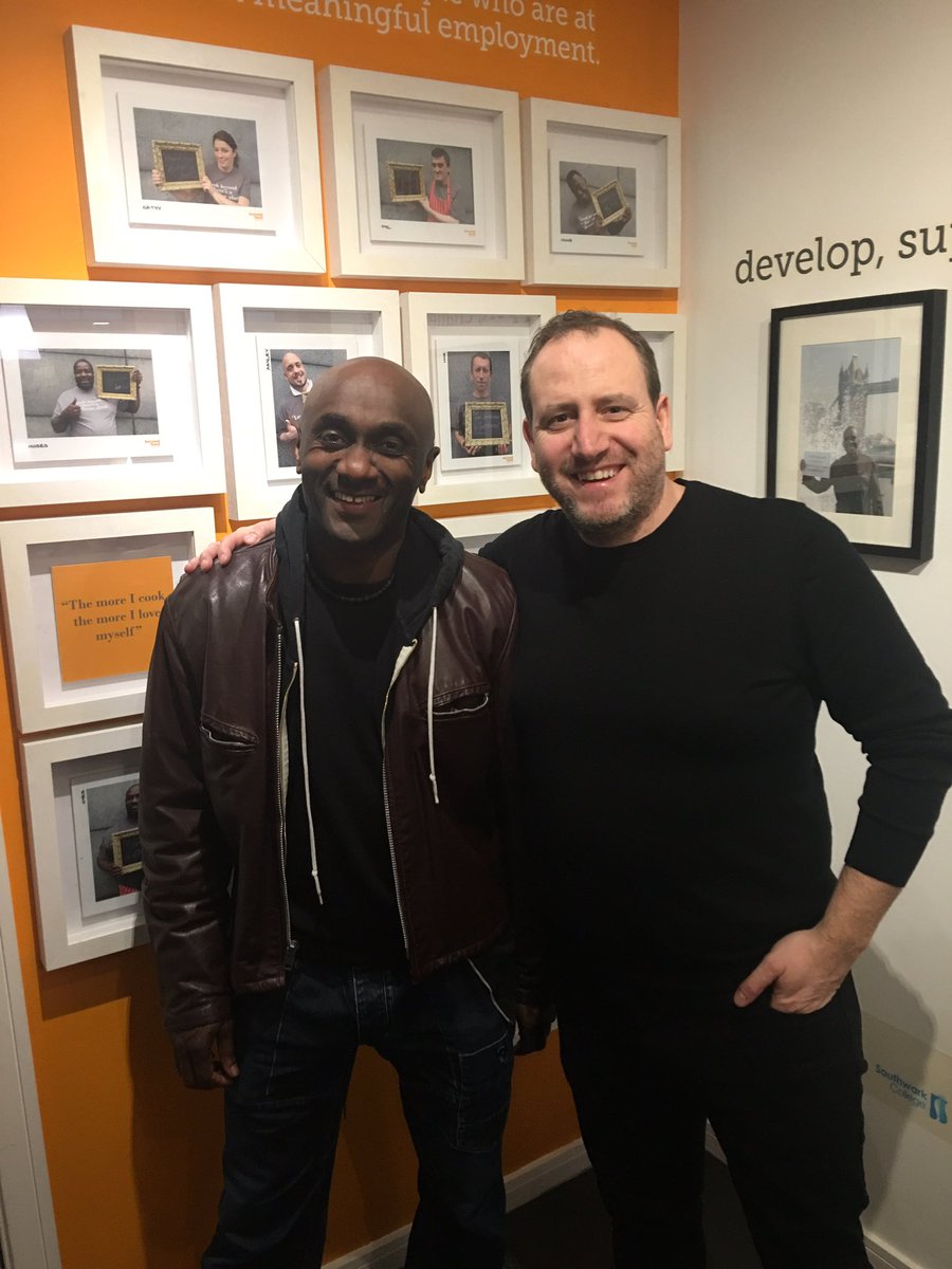 Thanks to amazing #percussionist #KarlVandenBossche for visiting <a href="/brigadese1/">Brigade</a> &amp; supporting @beyondfoodcic