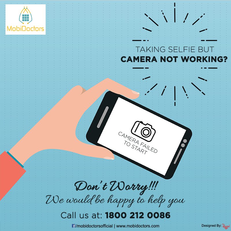 mobidoctorsteam's tweet image. Awww...About To Take Selfie But camera Not Working ? Don't worry..Call us:1800 212 0086.
MobiDoctors #Mobidoctors #Selfie #CameraProblem