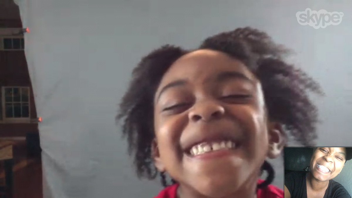 SHESCOUTSLLC's tweet photo. I can't get enough of @Skype s with this silly girl!!! #actinglessons #sillykids #SheScouts #AvaMartin https://t.co/6w0BOTJf9n