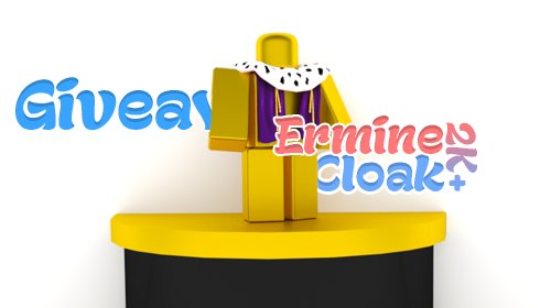 bundle_Comics's tweet photo. ROBLOX Giveaway!
Ermine Cloak: 2k+ (2/1/17)
Announced: March 10th 2017
RT + Follow to enter! #ROBLOX #ROBLOXDev @bundle_Comics https://t.co/rMAIWyZrjK