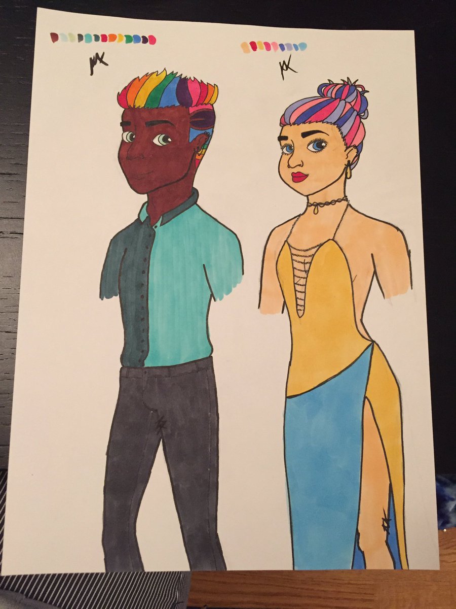 Yikes_Arts's tweet photo. 🌈#art #copic #drawing #color #fashion #design #hair #gay #mine #original #myart #mydrawing #cute #rainbow #fun #rainbow #blacklivesmatter https://t.co/7uxD0kd779